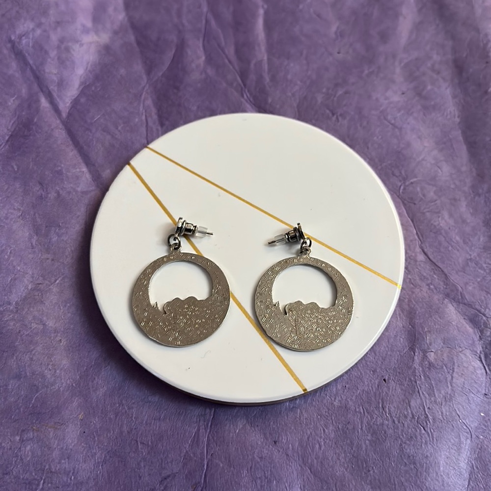 Earrings with flowered design. 3 for $20 - Picture 2 of 2